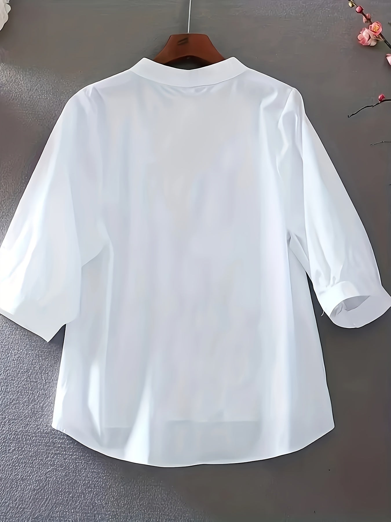 Luma Whisper Petal Embroidered Blouse