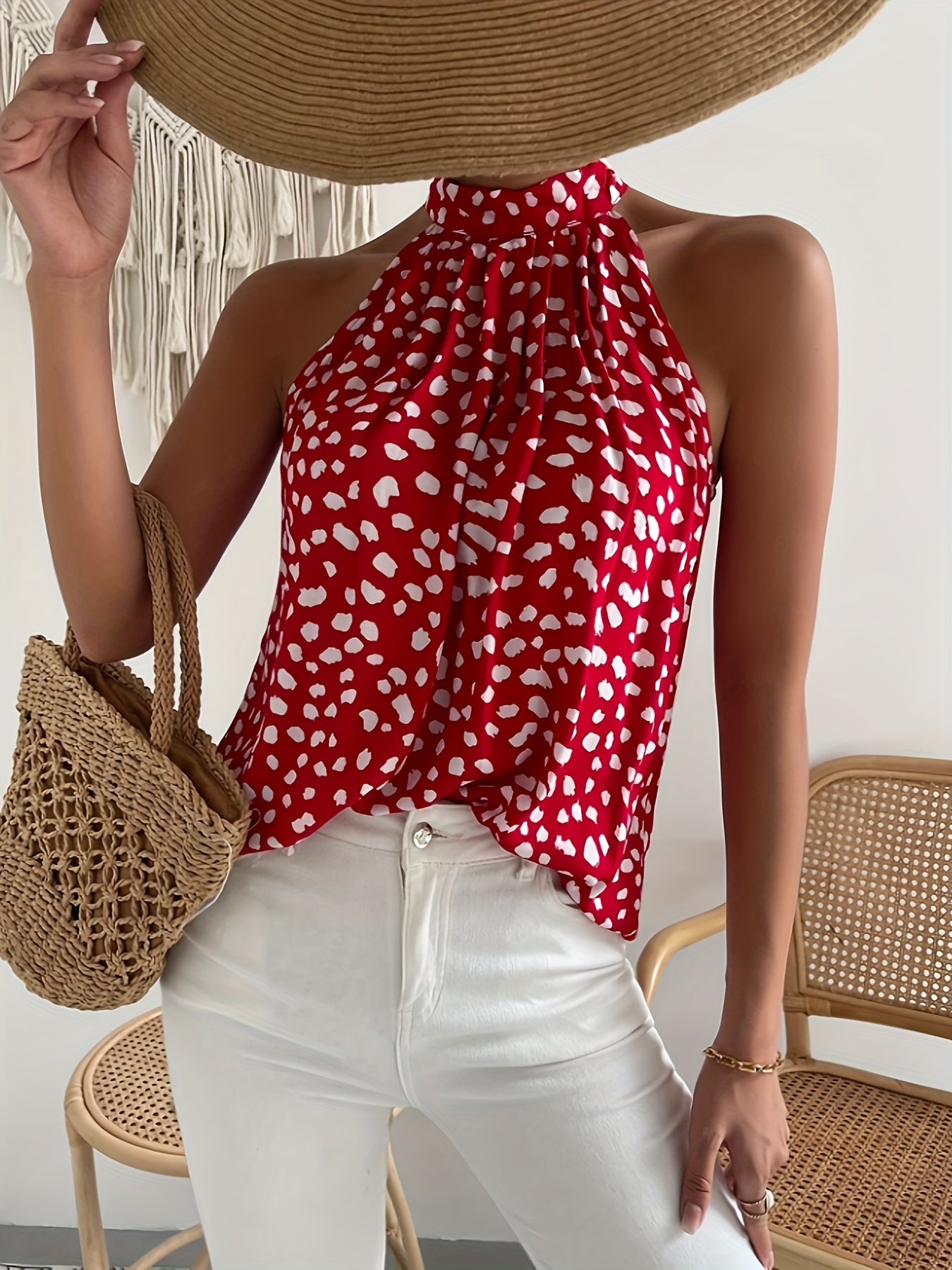 Scarlet Splash Halter