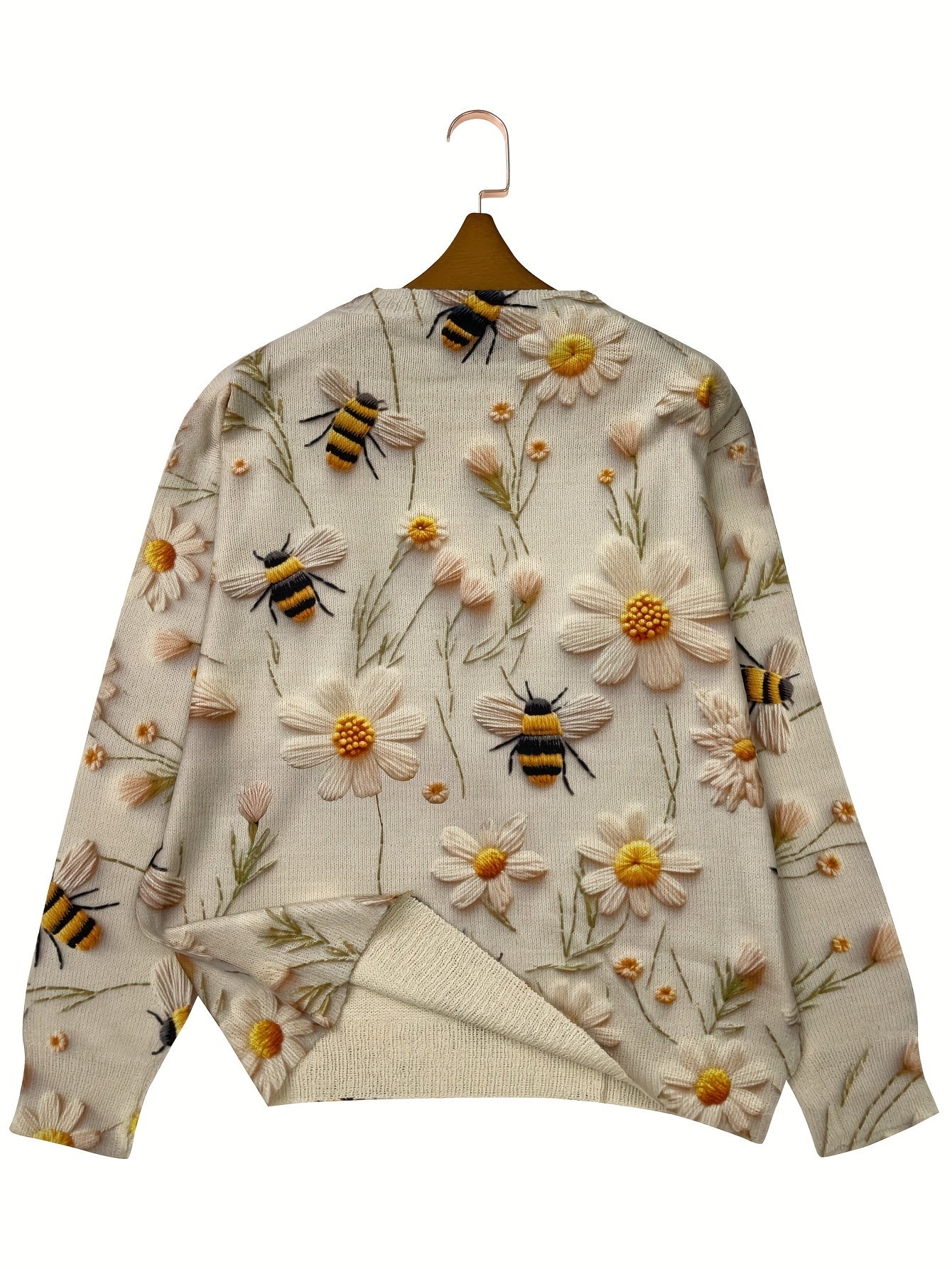 Lumachic Daisy & Bee Knit Sweater 🐝