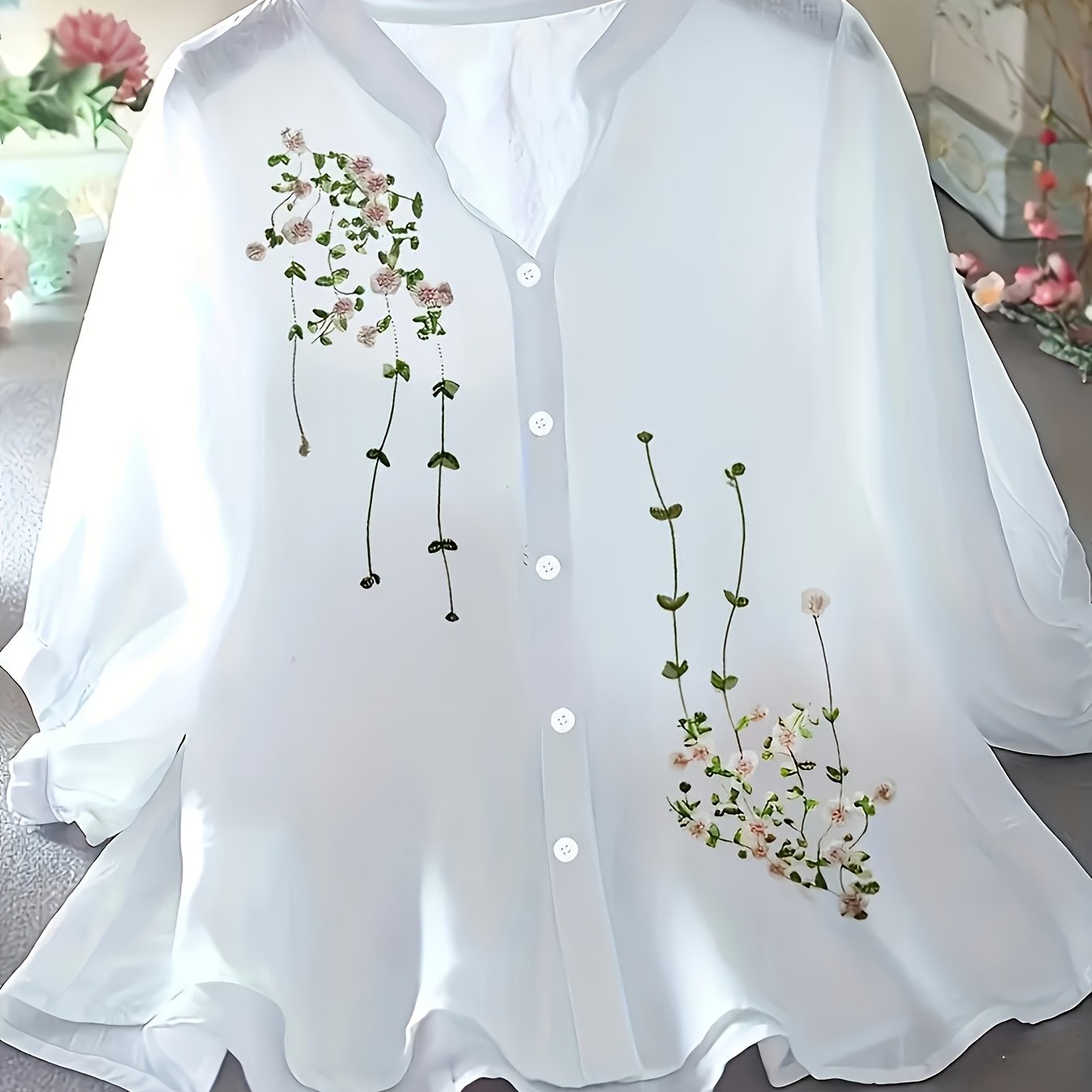 Luma Wildflower Embroidered Blouse