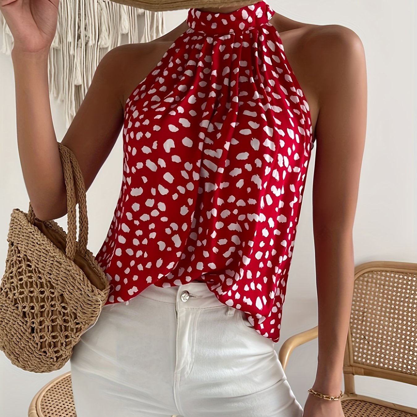 Scarlet Splash Halter