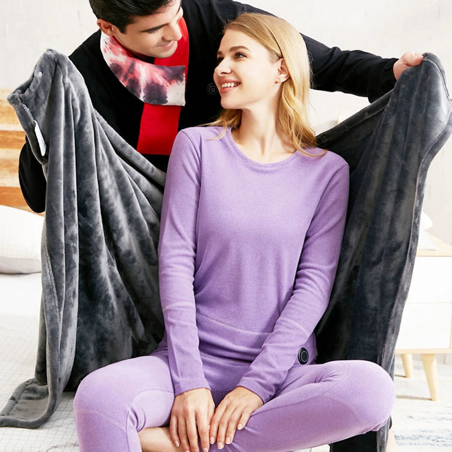 HeatWave Wearable USB Blanket Cape