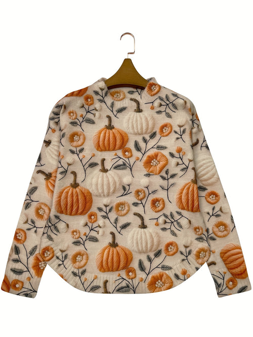 Lumachic Pumpkin Patch Knit Sweater π