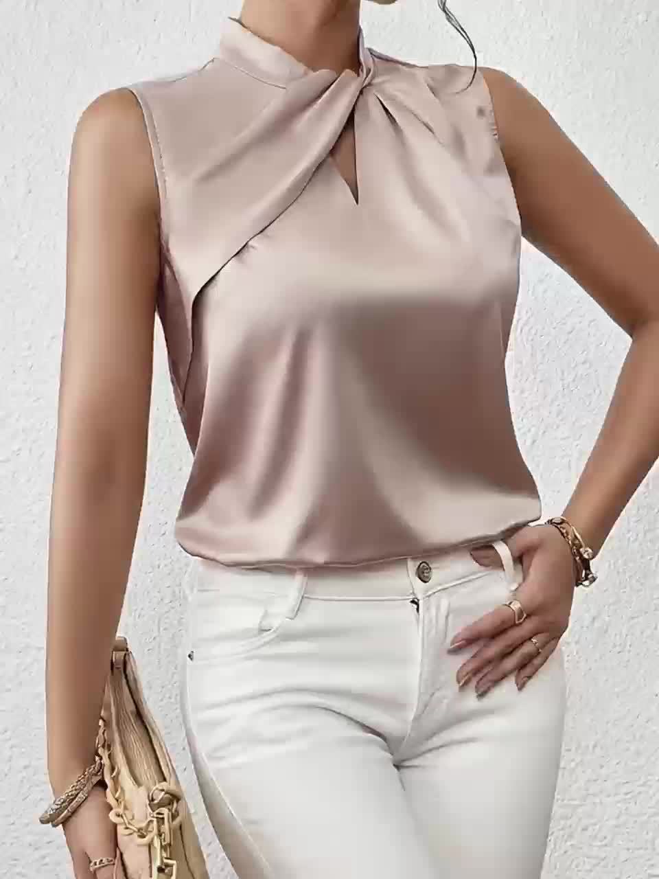 Blush Twist Halter