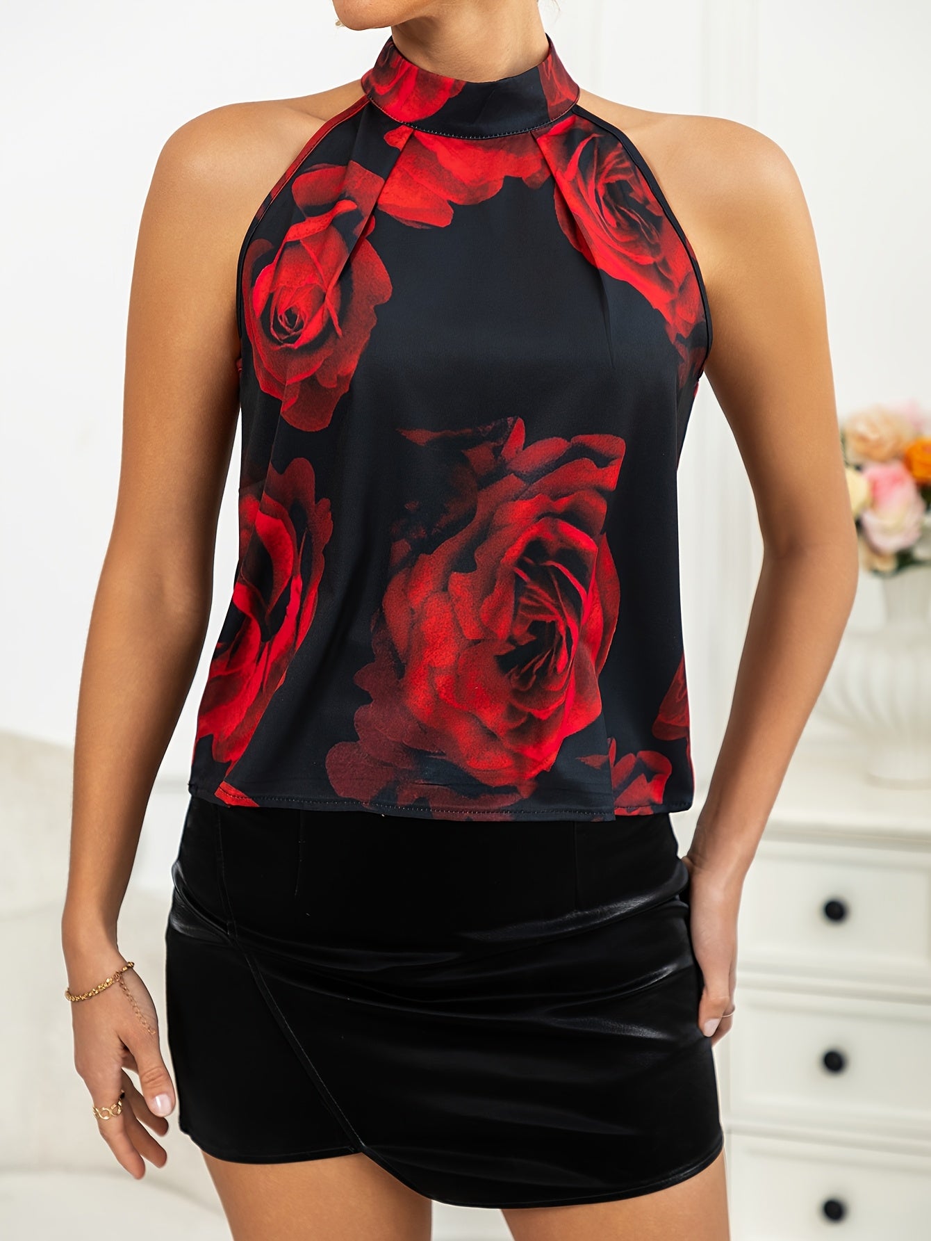 Midnight Rose Halter