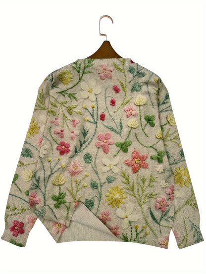 Lumachic Wildflower Garden Knit Sweater 🌸