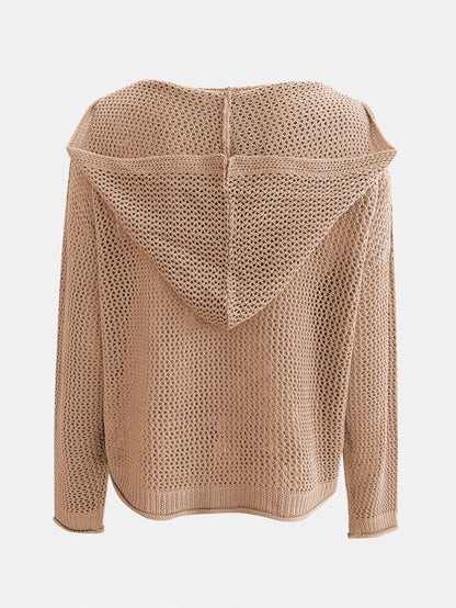 Lumachic Mesh Knit Hoodie