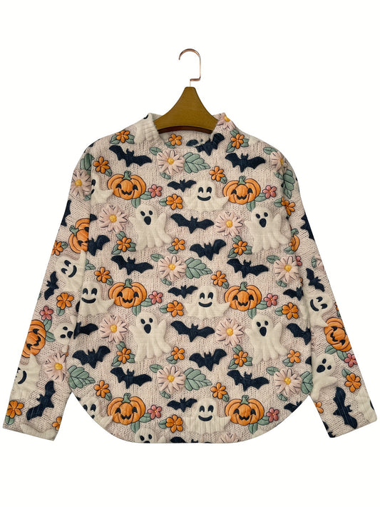 Lumachic Spooky Stitch Knit Sweater 👻