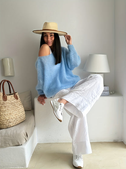 Feather-Soft Fuzzy Sweater