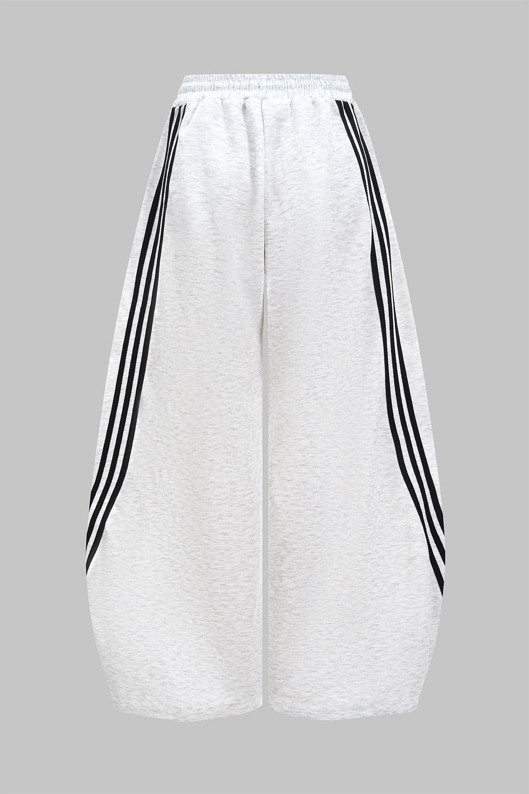 Contrast Tie-Up Barrel Trousers