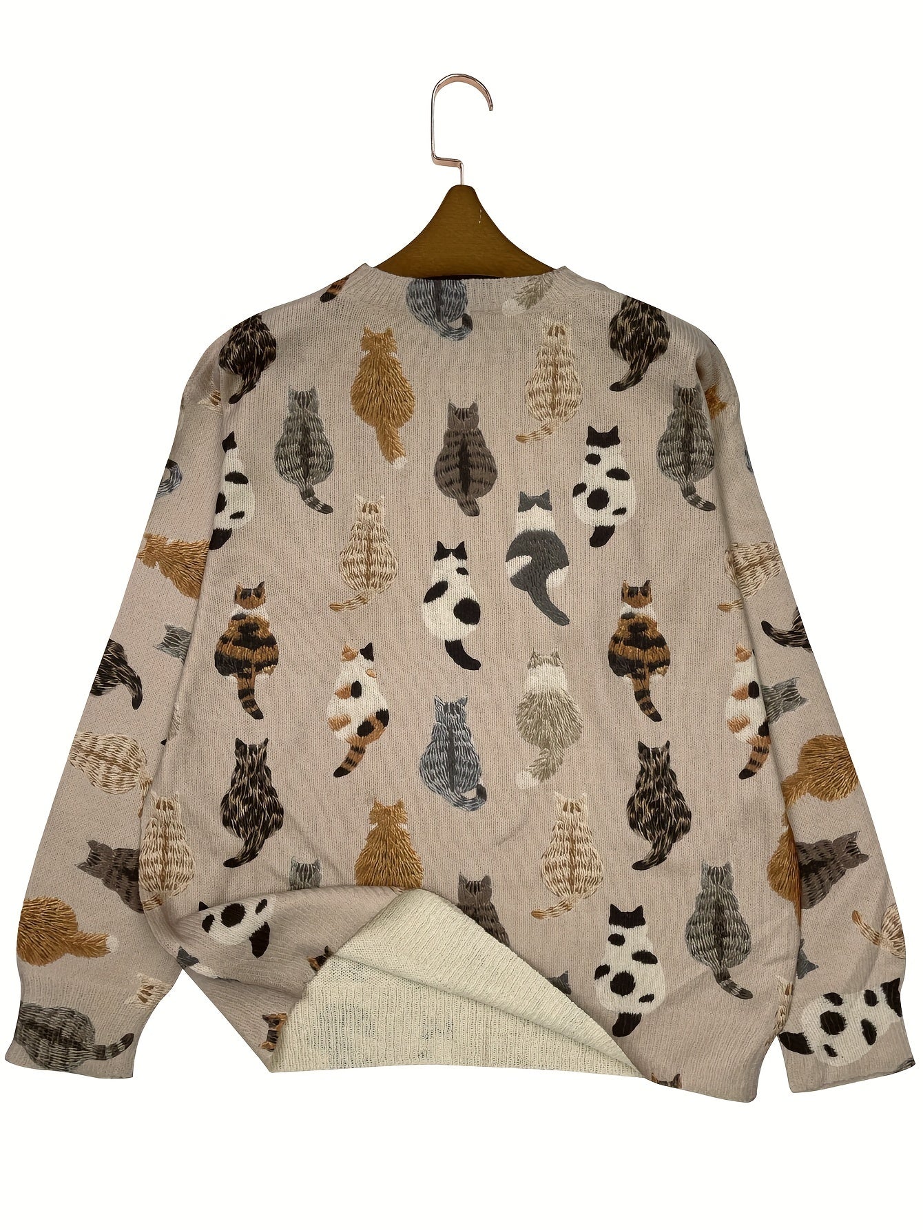 Lumachic Cat Parade Knit Sweater 🐾