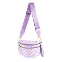 Checkered Light Purple