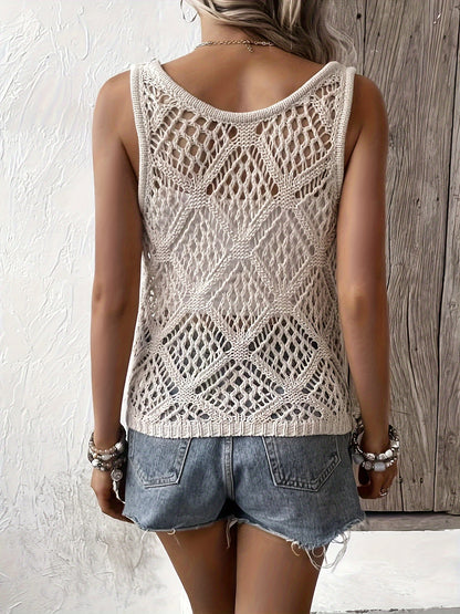 Lumachic Boho Knit Tank