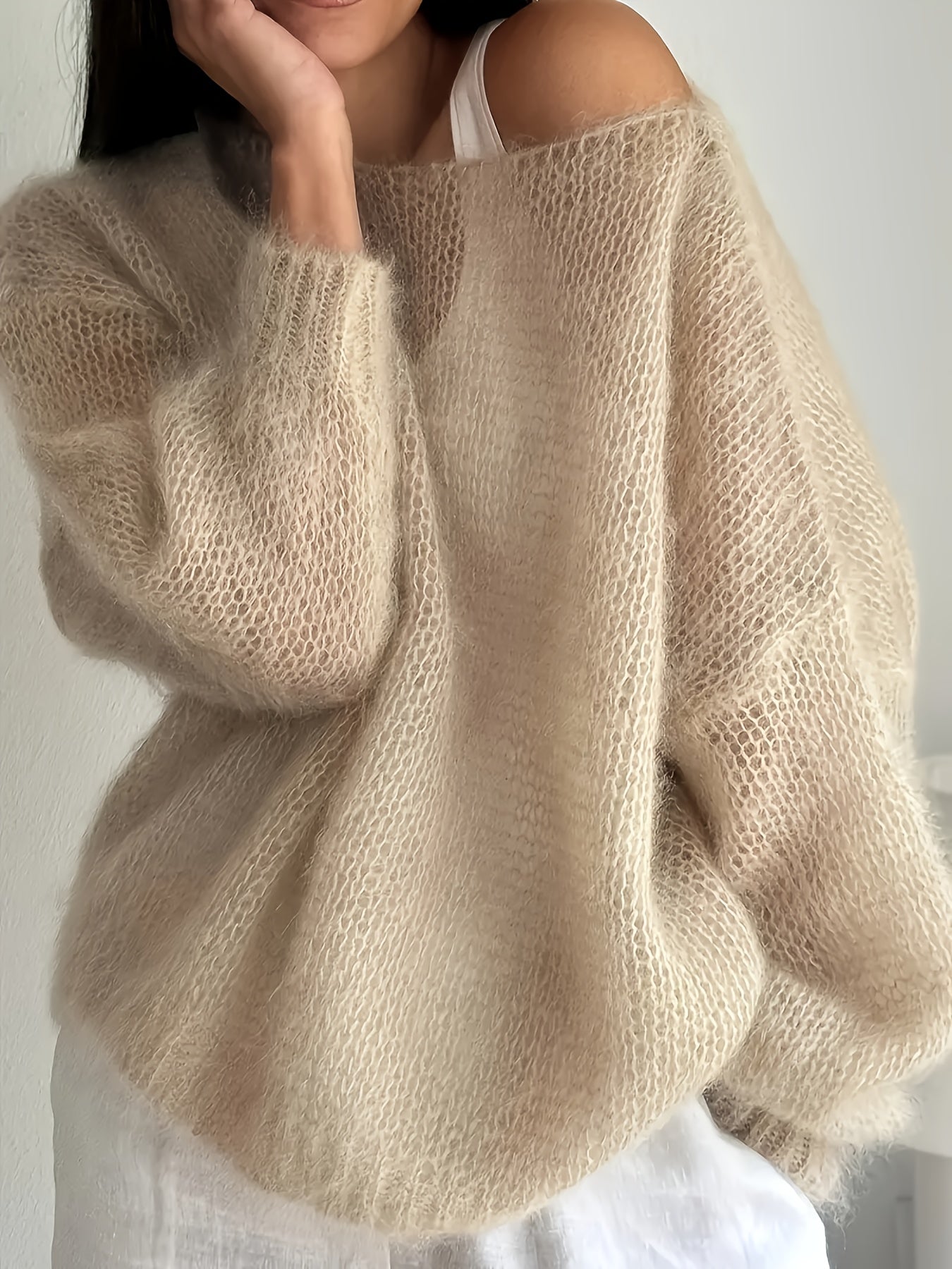 Feather-Soft Fuzzy Sweater