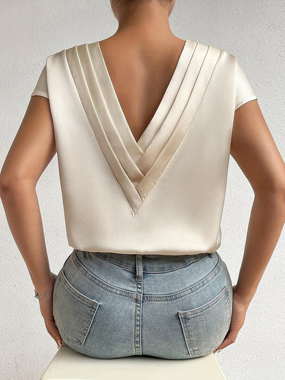 Champagne Drape Top