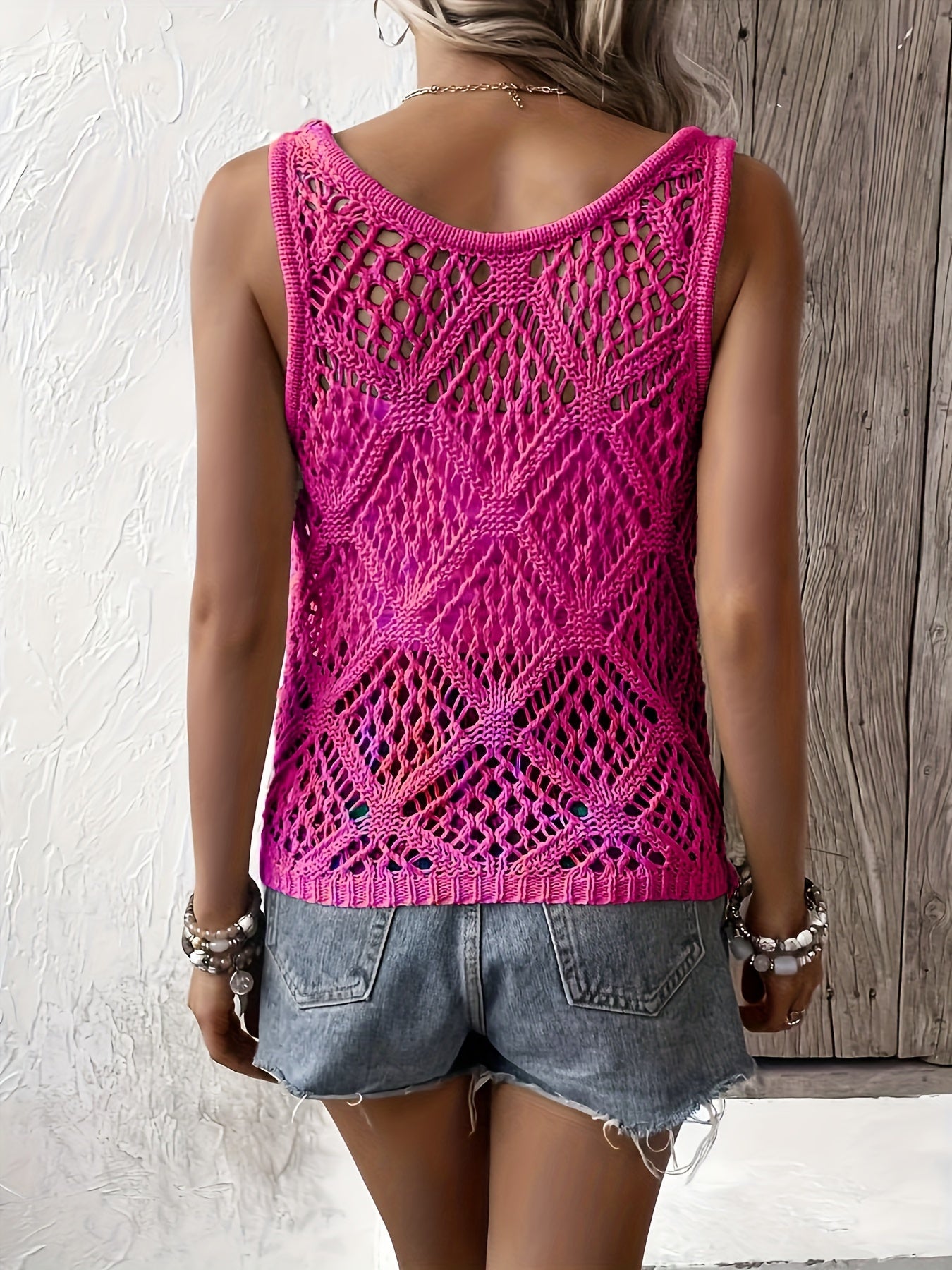 Lumachic Boho Knit Tank