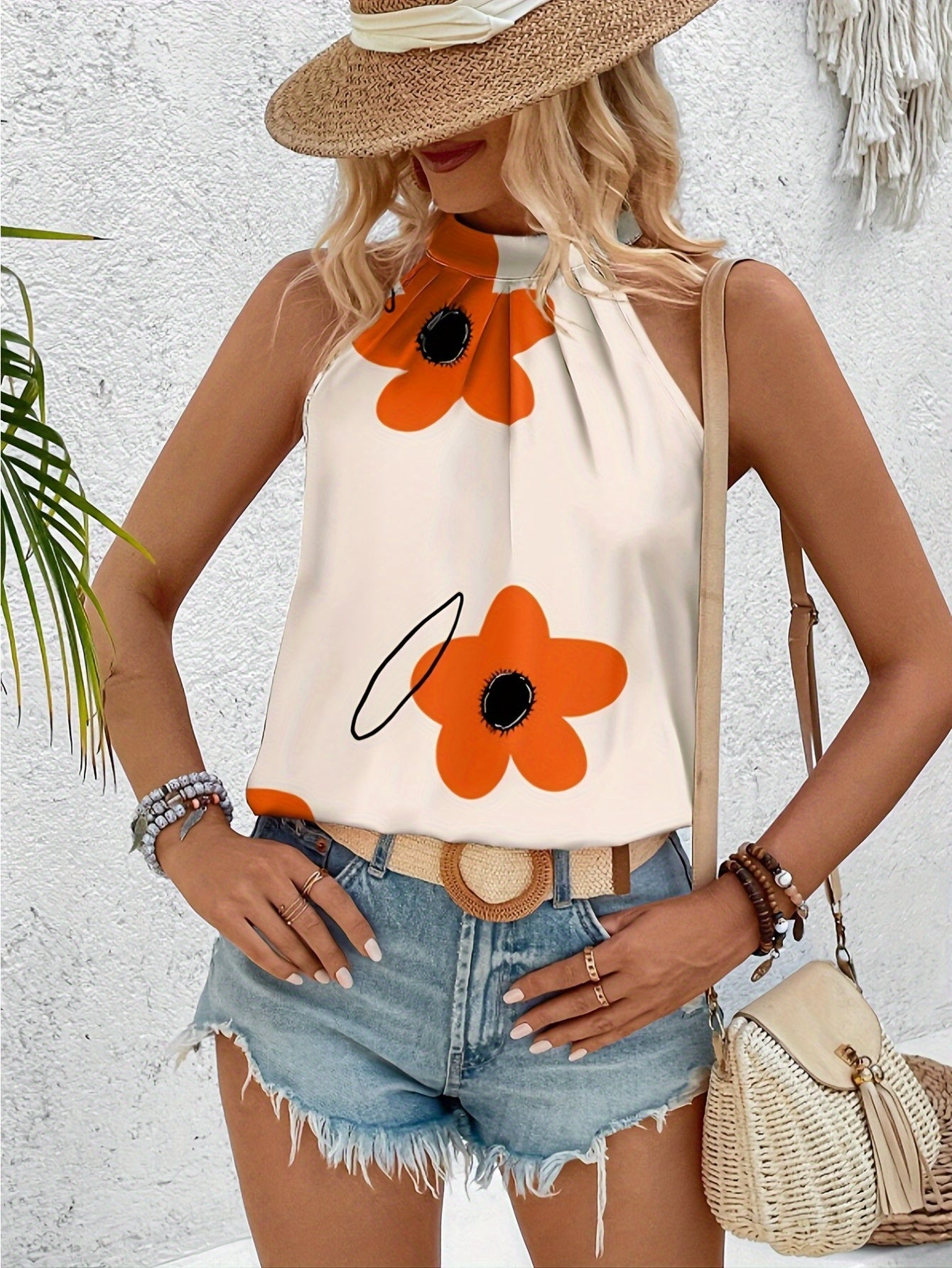 Poppy Charm Halter