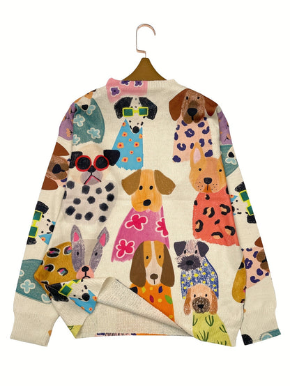 Lumachic Pup Parade Knit Sweater 🐶