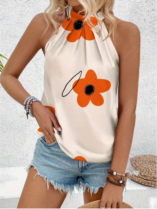 Poppy Charm Halter