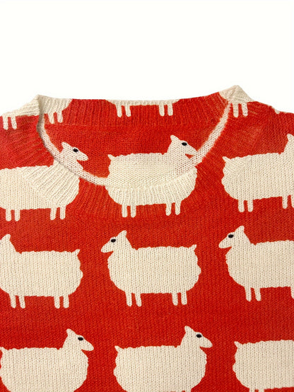 Lumachic-Black Sheep Statement Sweater 🐑