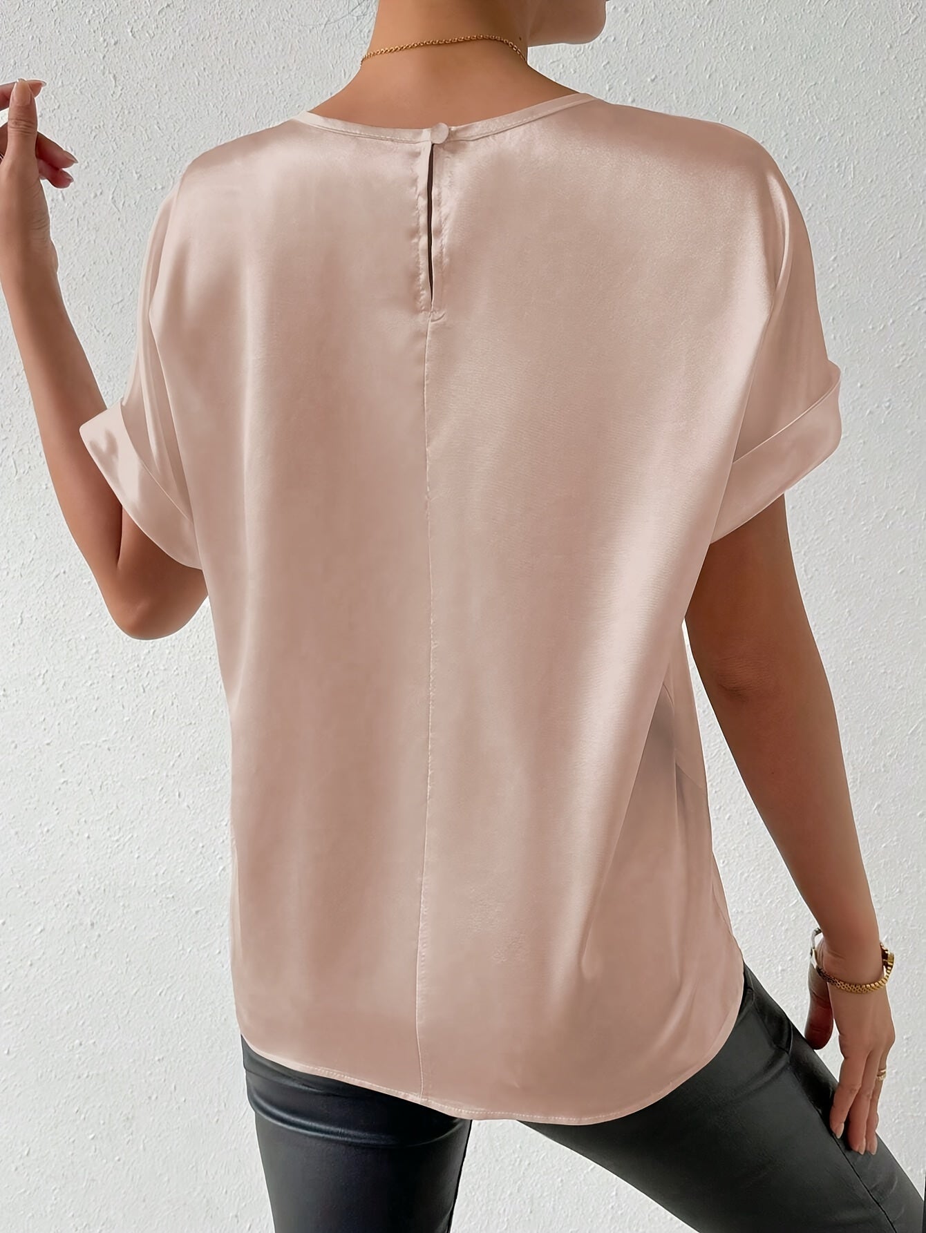 Cocoa Satin Tee