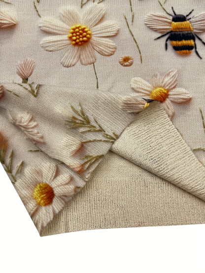 Lumachic Daisy & Bee Knit Sweater 🐝