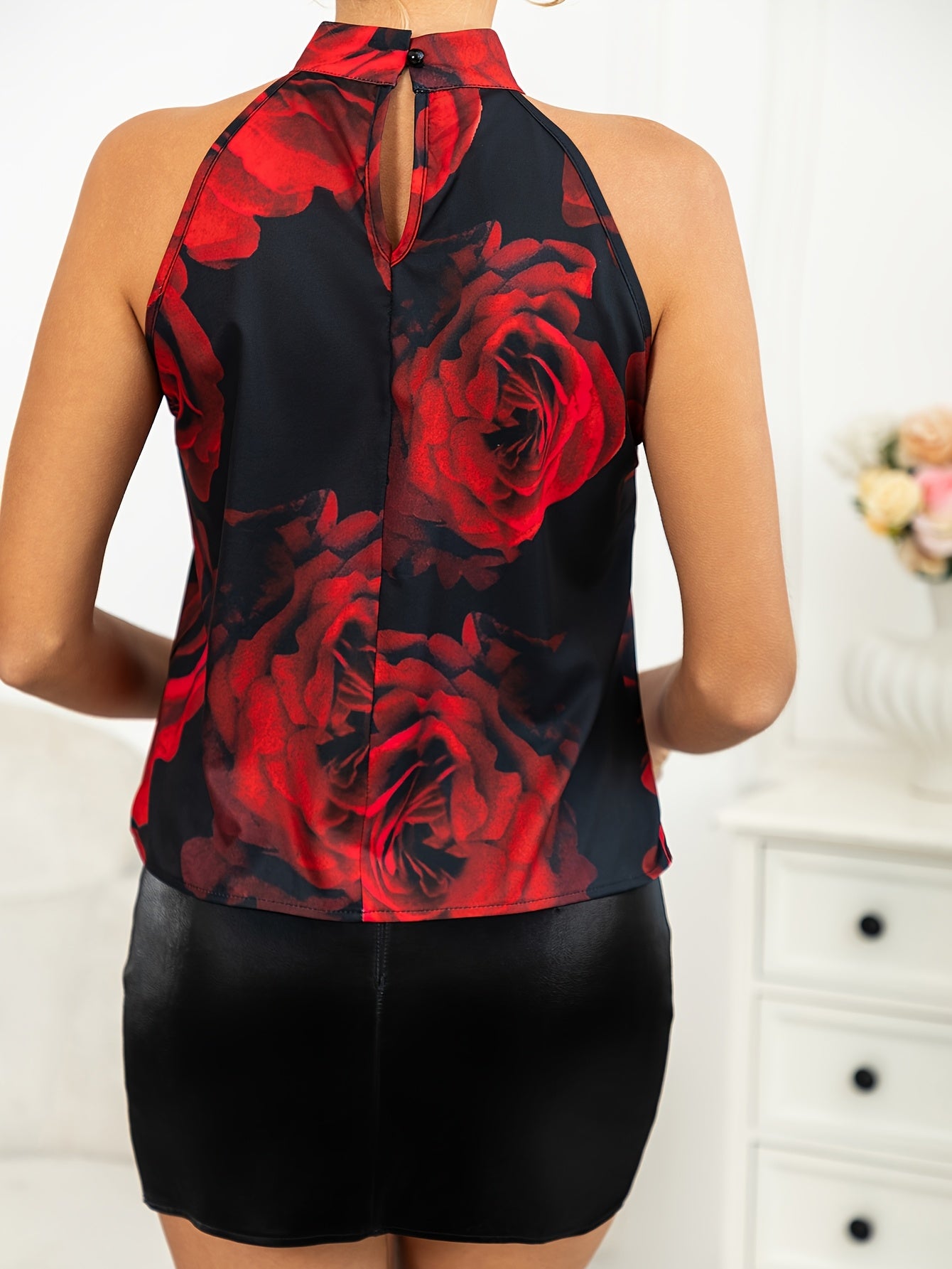 Midnight Rose Halter