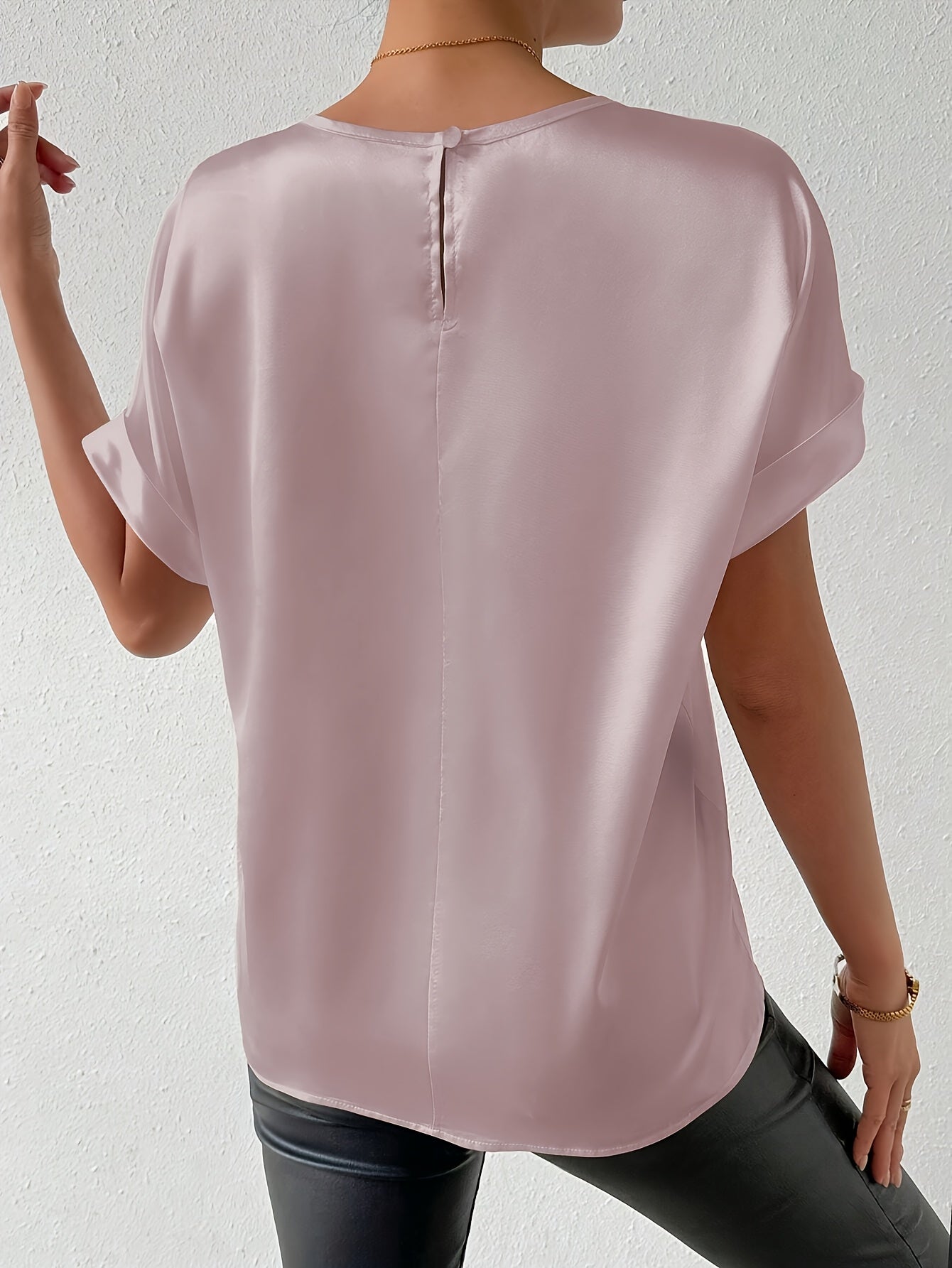 Cocoa Satin Tee