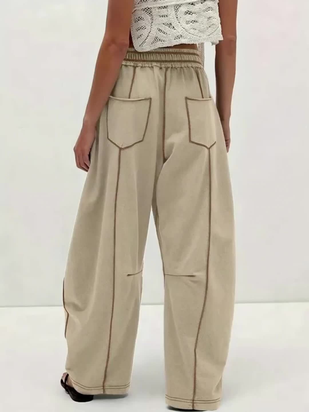Casual Wide-Leg Trouser