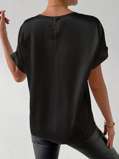 Cocoa Satin Tee