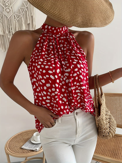 Scarlet Splash Halter