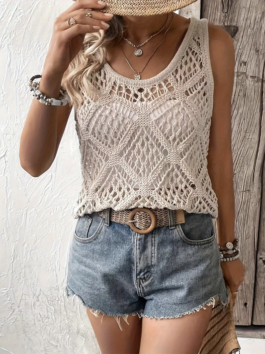 Lumachic Boho Knit Tank