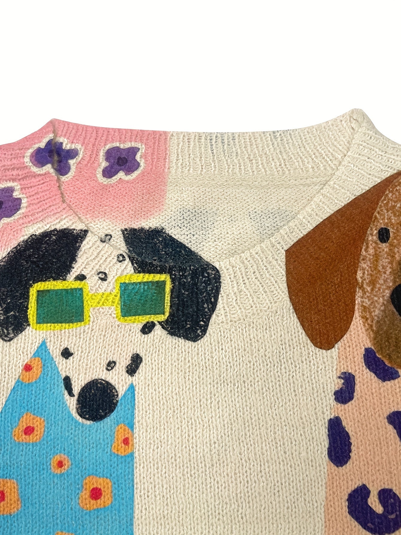 Lumachic Pup Parade Knit Sweater 🐶
