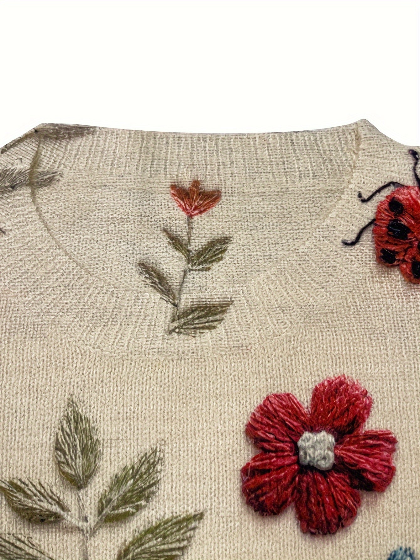 Lumachic Garden Creatures Knit Sweater 🦋