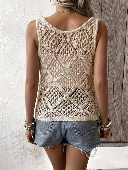 Lumachic Boho Knit Tank