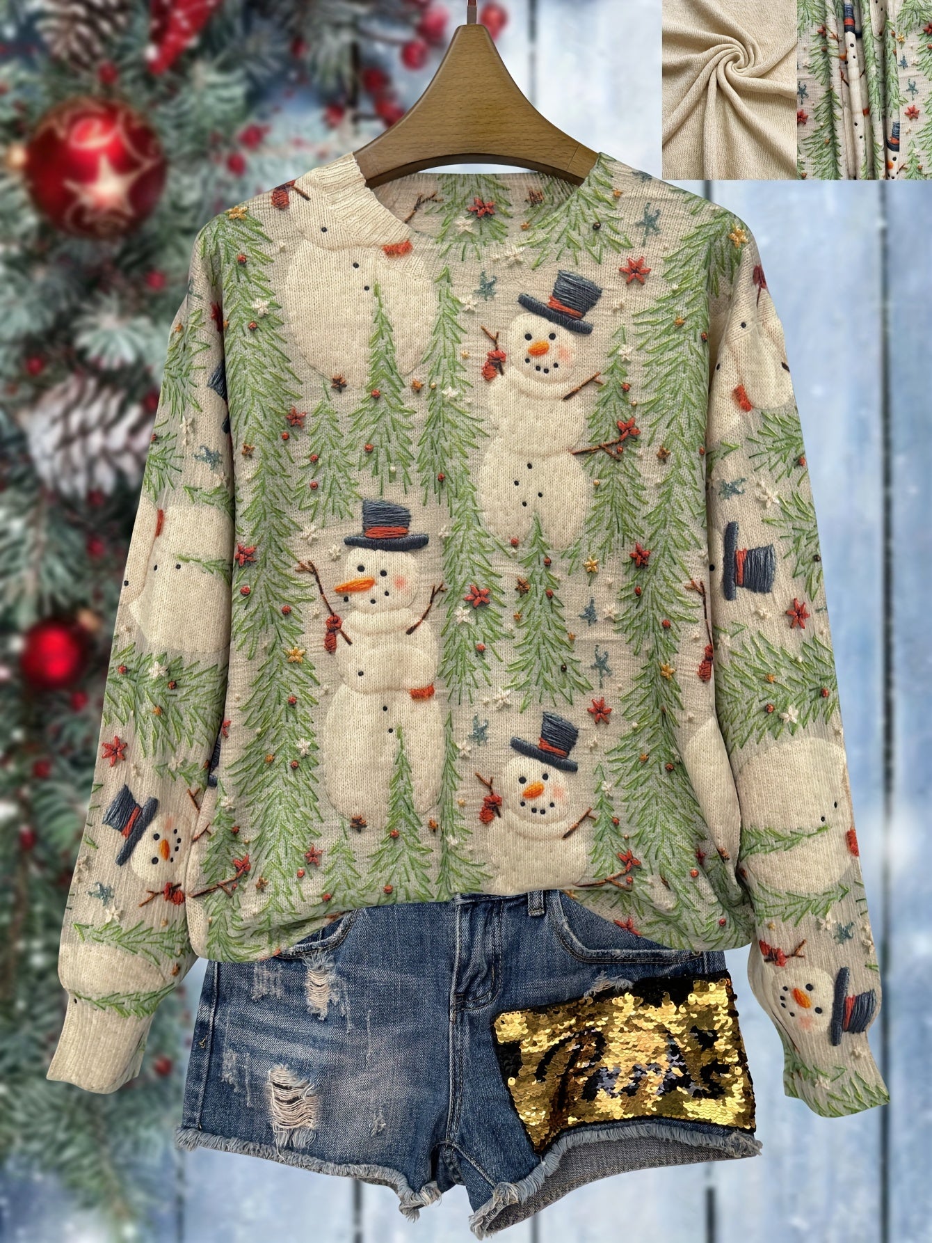 Lumachic Snow Day Knit Sweater ⛄️
