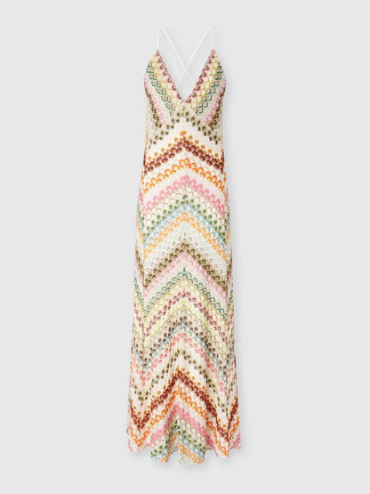 Santorini Crochet Dress