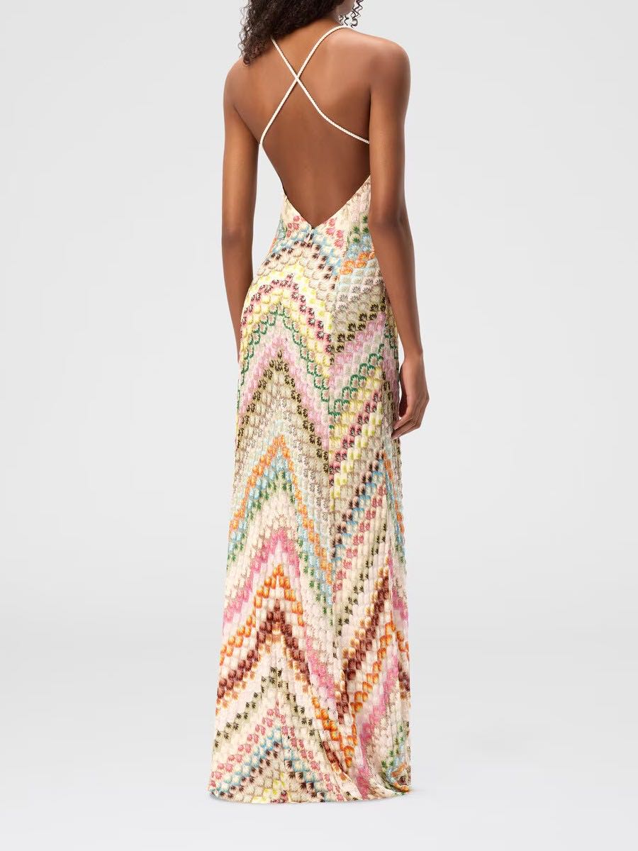 Santorini Crochet Dress