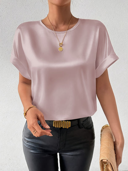 Cocoa Satin Tee