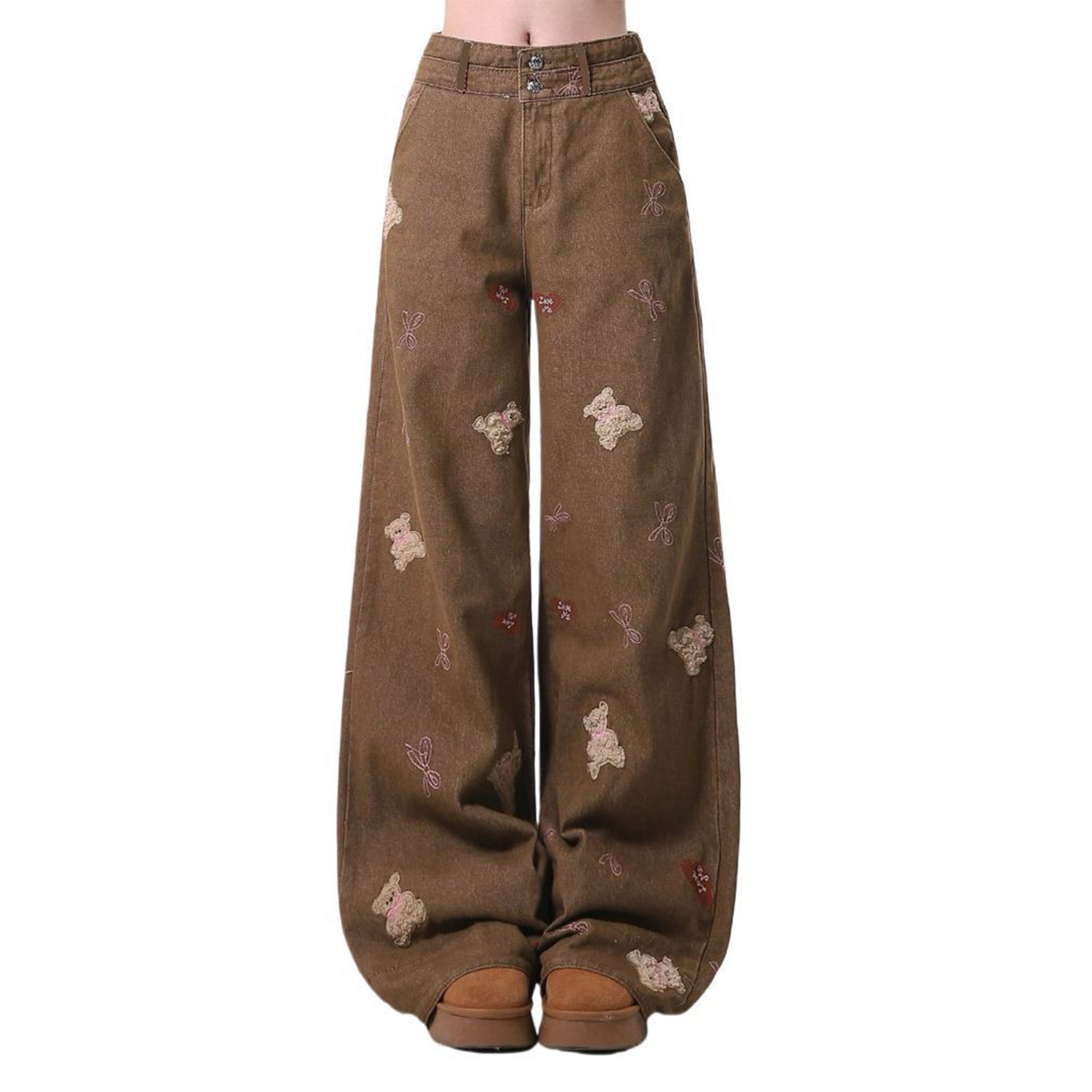 Fashion Y2K Retro Wide-Leg Jeans