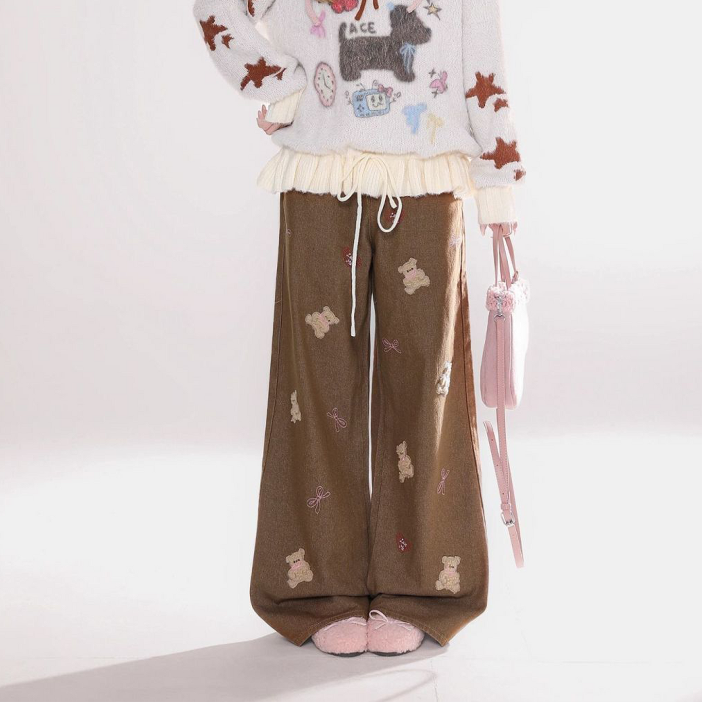 Fashion Y2K Retro Wide-Leg Jeans