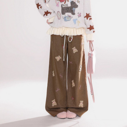 Fashion Y2K Retro Wide-Leg Jeans