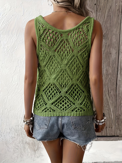 Lumachic Boho Knit Tank