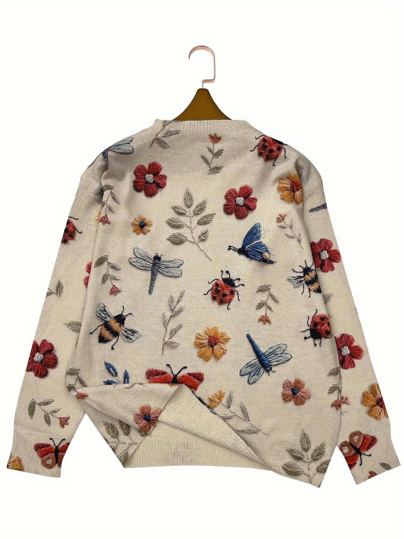 Lumachic Garden Creatures Knit Sweater 🦋
