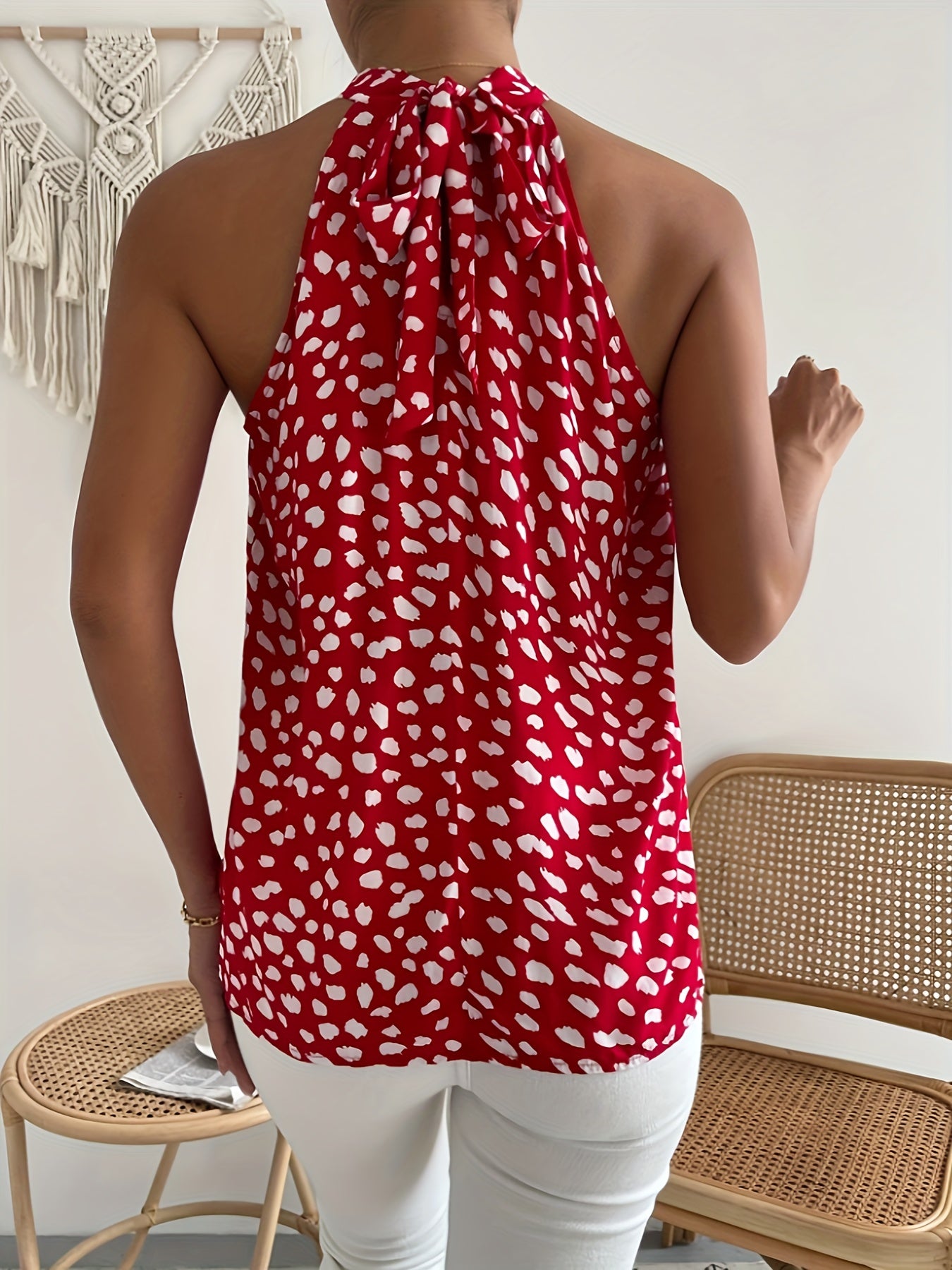 Scarlet Splash Halter