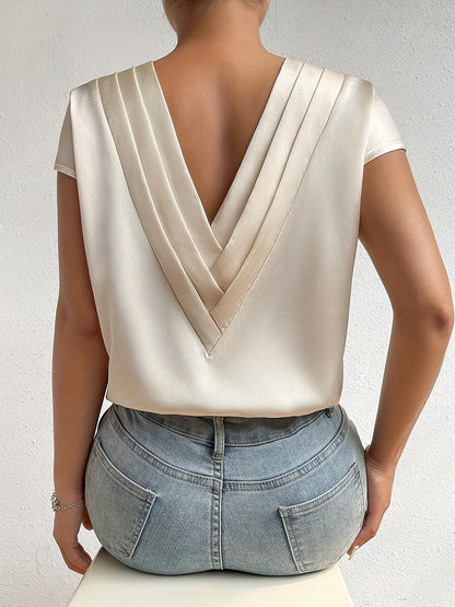 Champagne Drape Top