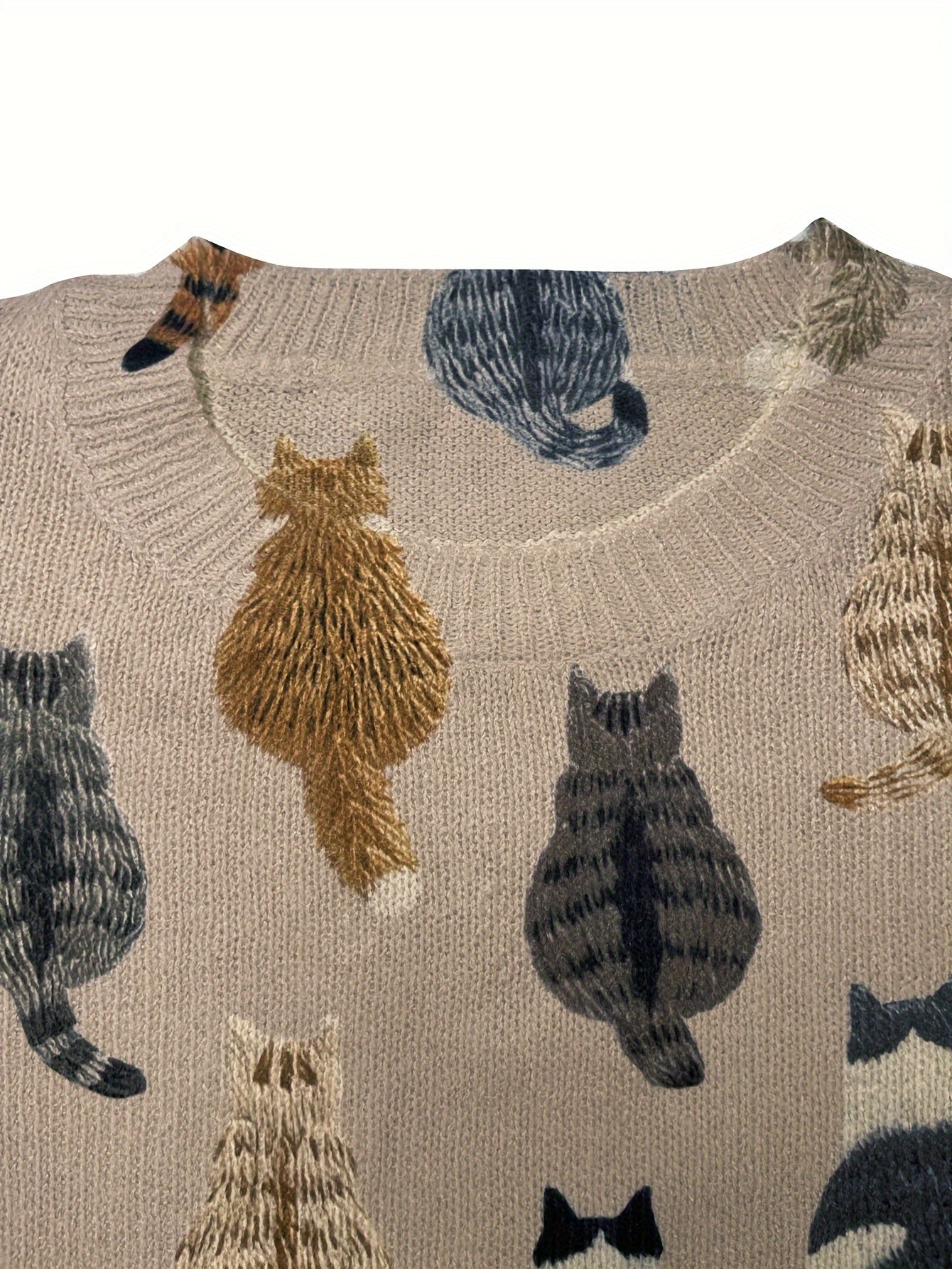 Lumachic Cat Parade Knit Sweater 🐾