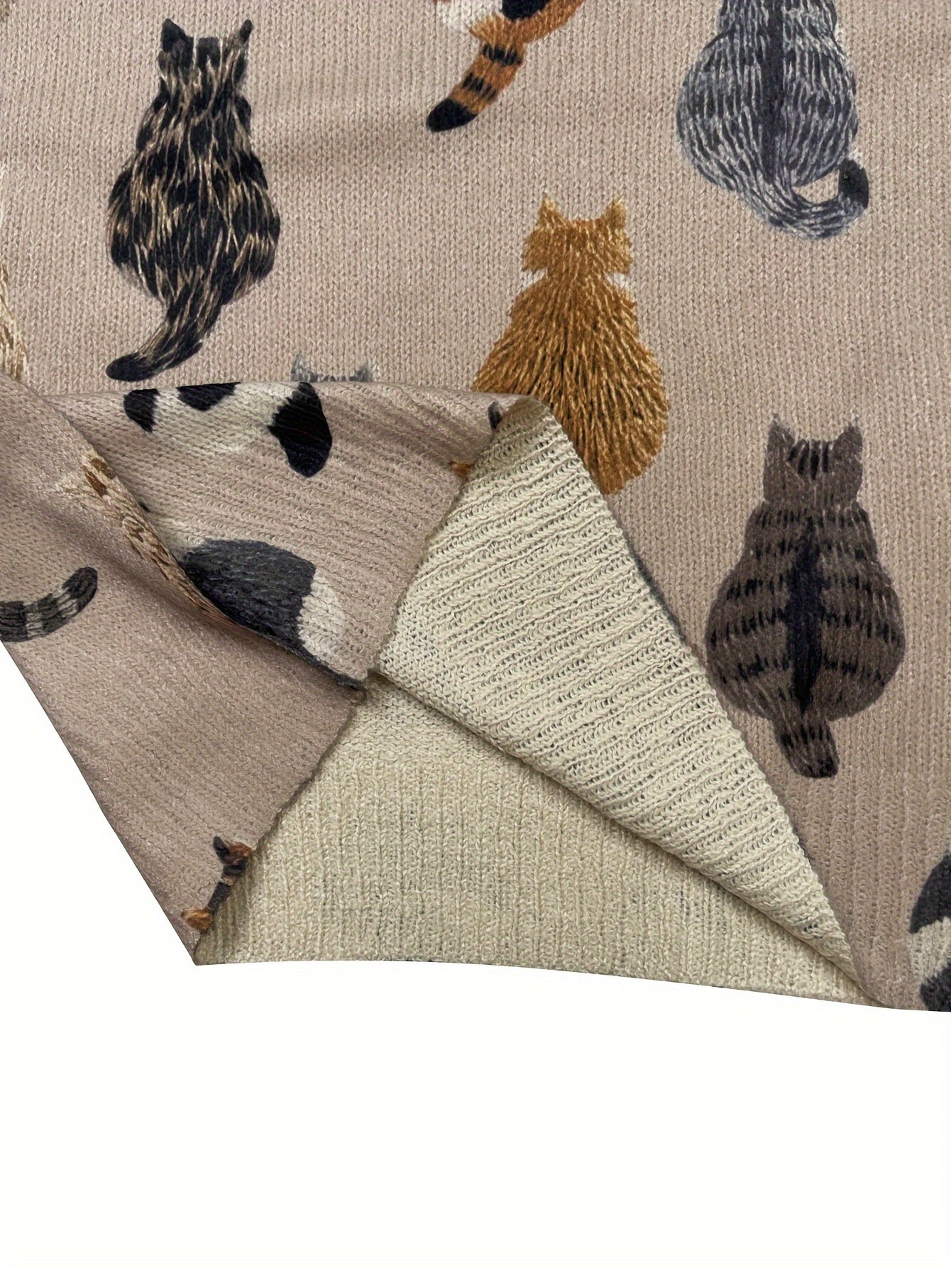 Lumachic Cat Parade Knit Sweater 🐾