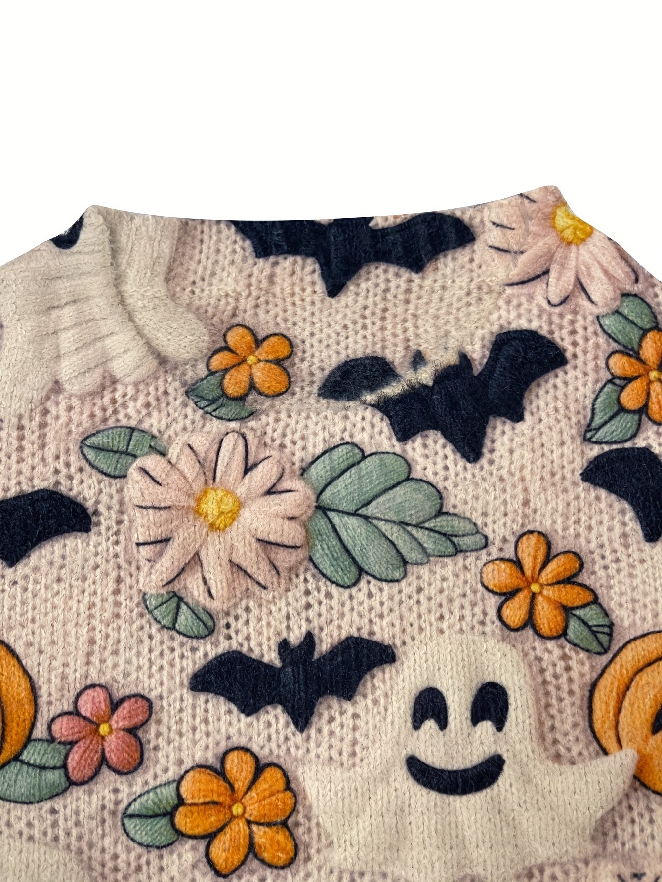 Lumachic Spooky Stitch Knit Sweater 👻