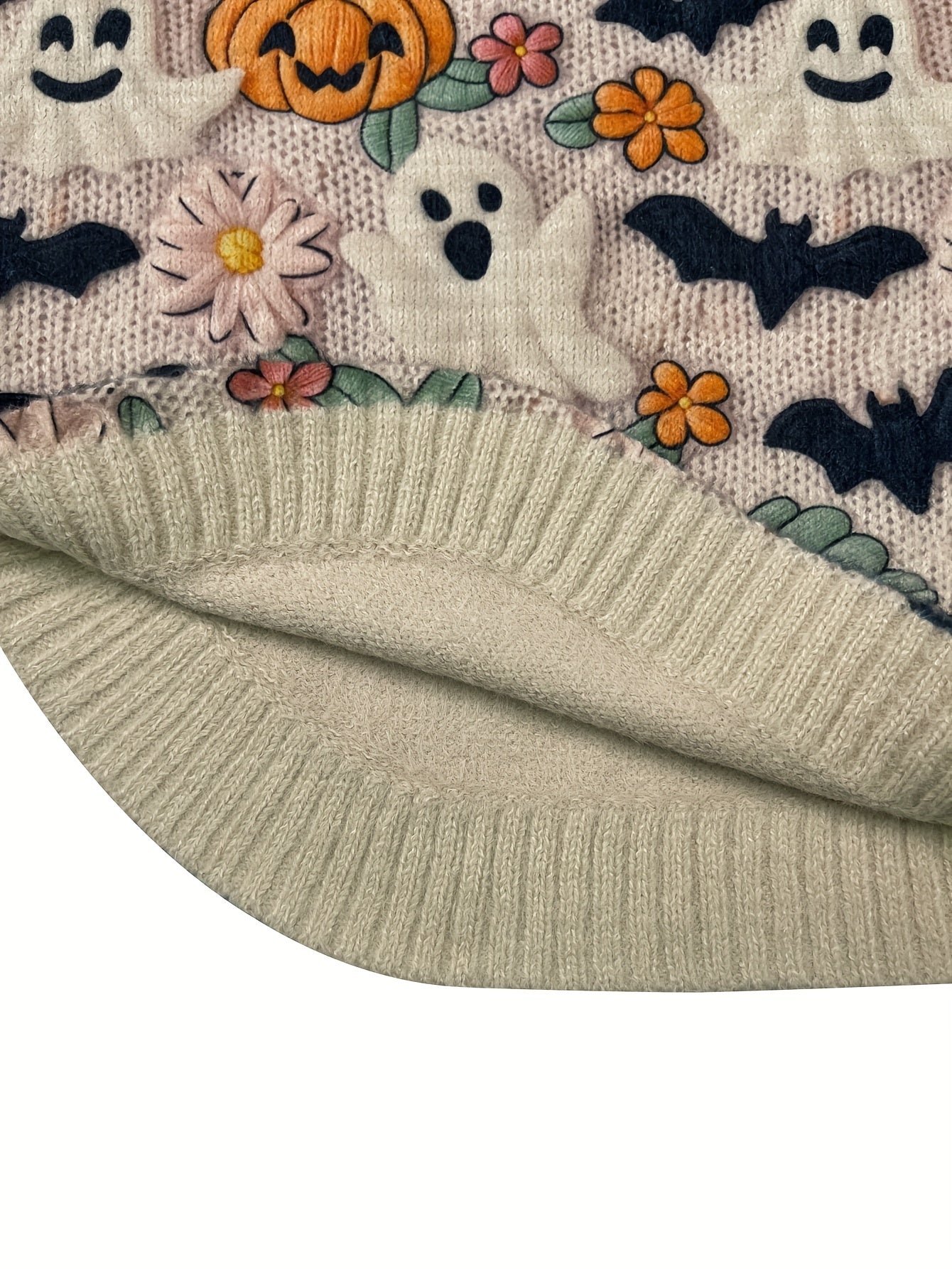 Lumachic Spooky Stitch Knit Sweater 👻